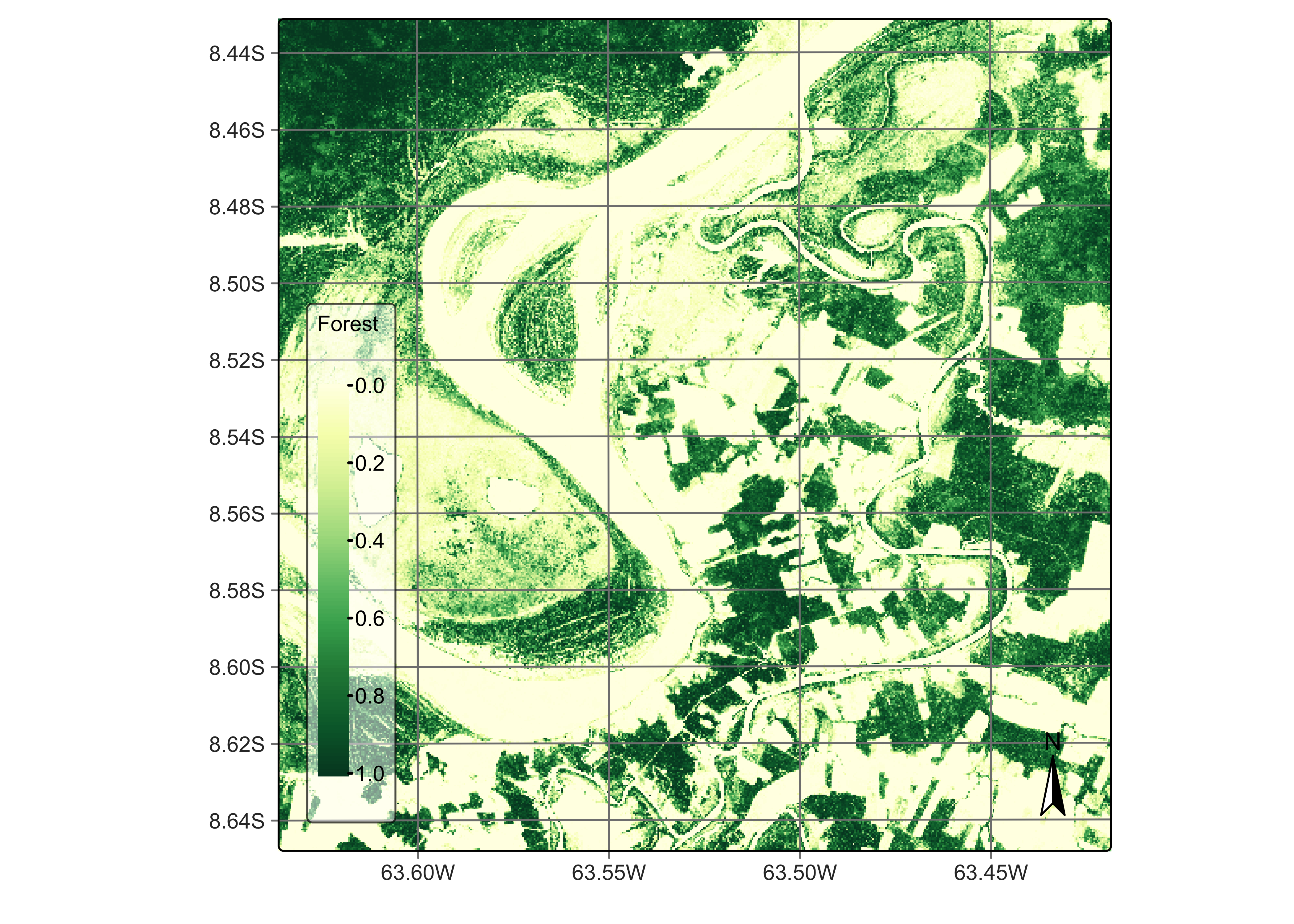 Probabilities for class Forest  (source: authors).